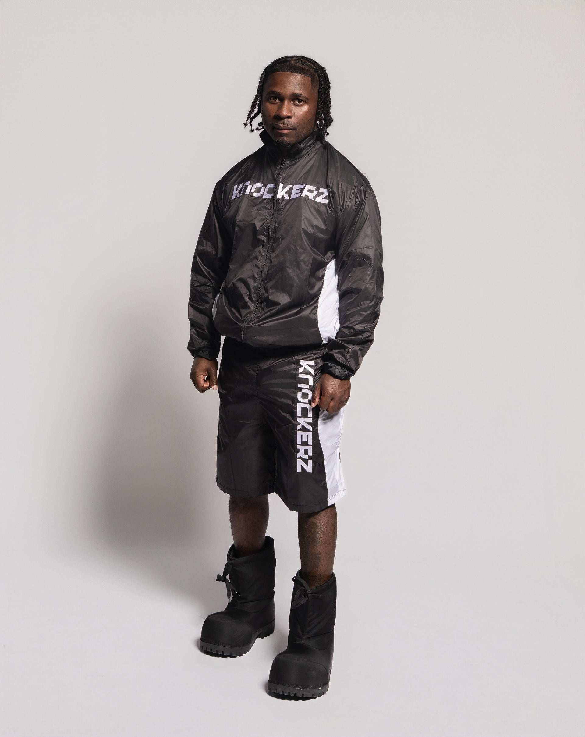 Knockout Black Track Jacket