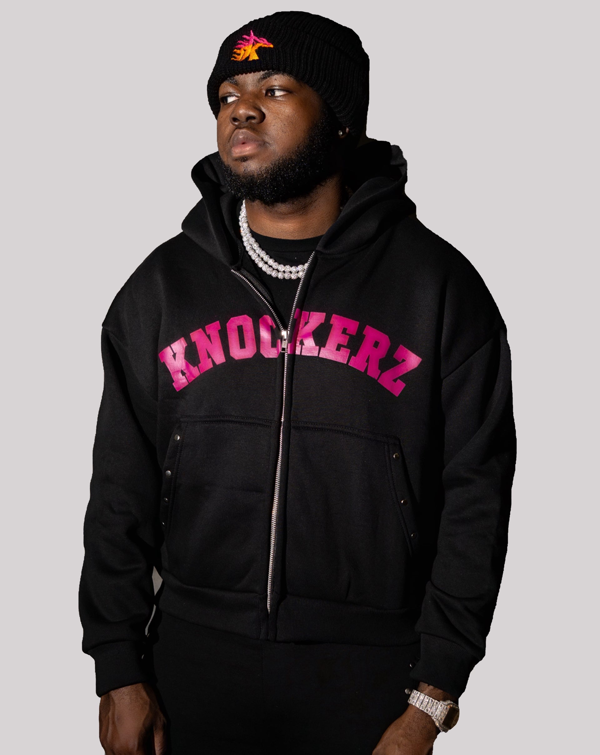 Midnight Knockerz® Hoodie Pink