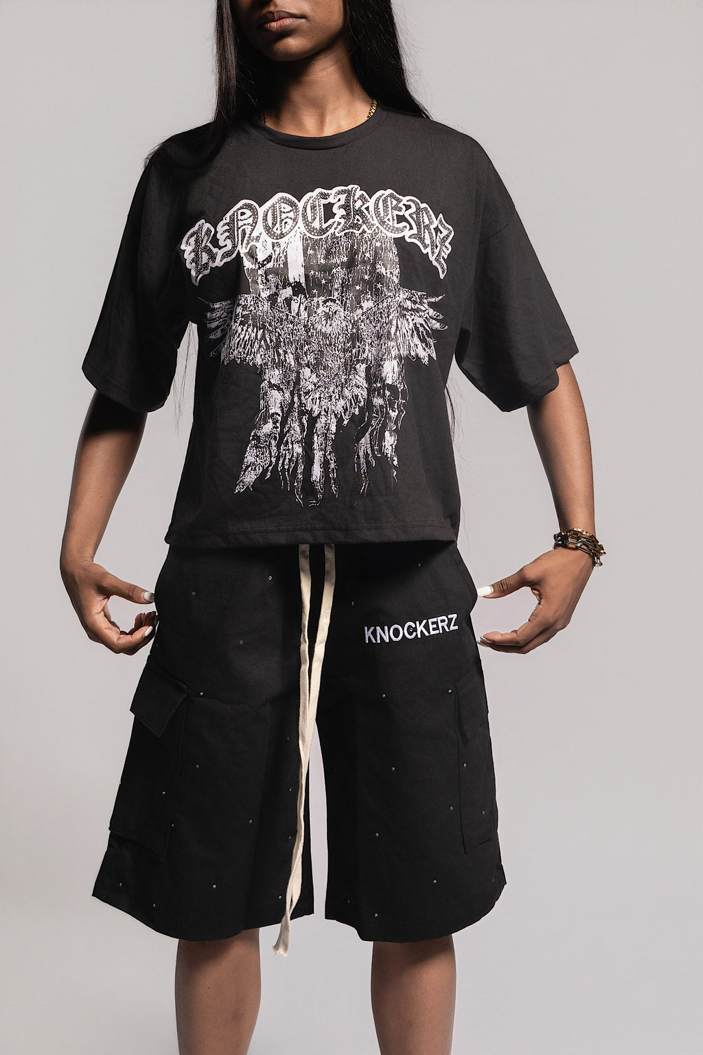 Noir Glacé Black Diamond Shorts