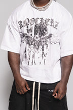 Noir Glacé White Diamond Tee