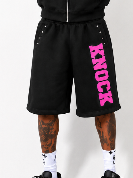 Midnight Knockerz® Jorts Pink