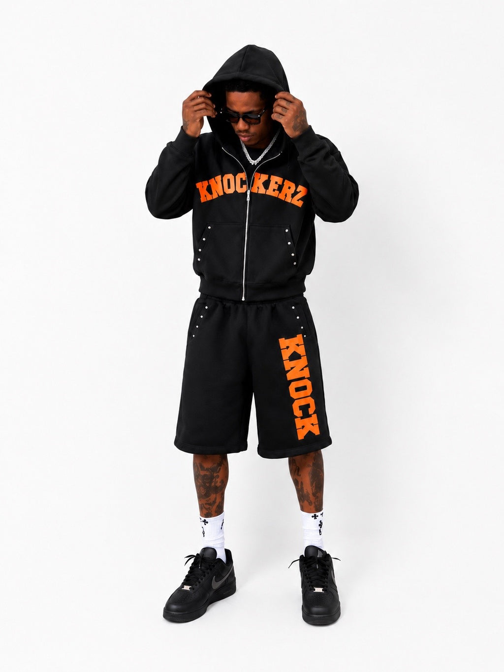 Midnight Knockerz® Hoodie Orange