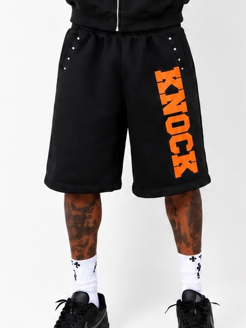 Midnight Knockerz® Jorts Orange