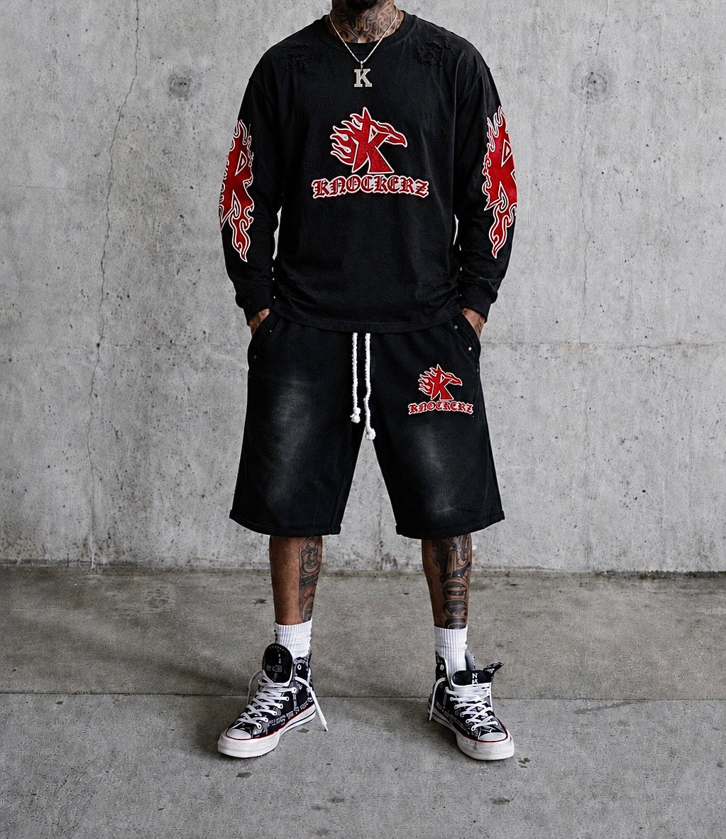 Flaming K Long Sleeve Tee