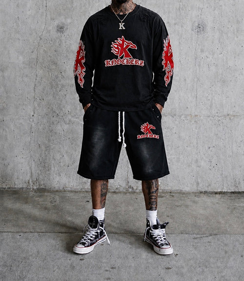 Flaming K Long Sleeve Tee
