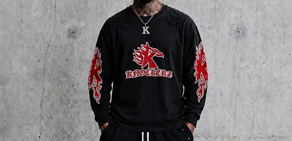 Flaming K Long Sleeve Tee