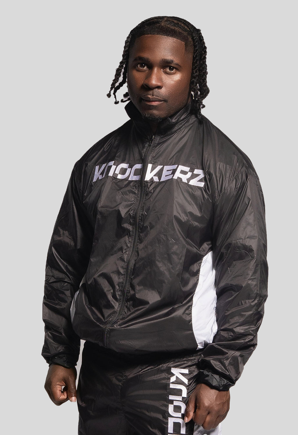 Knockout Black Track Jacket