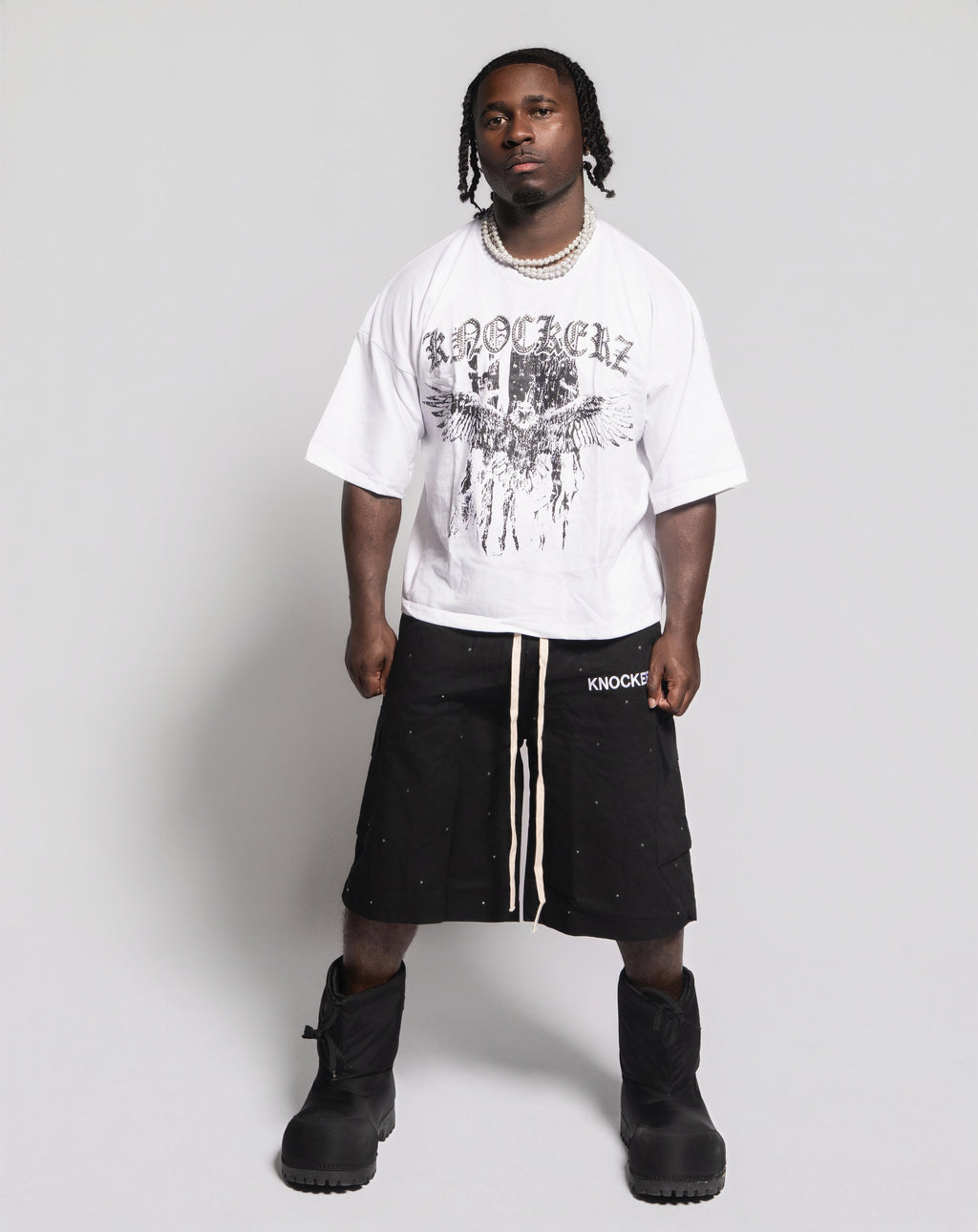 Noir Glacé White Diamond Tee