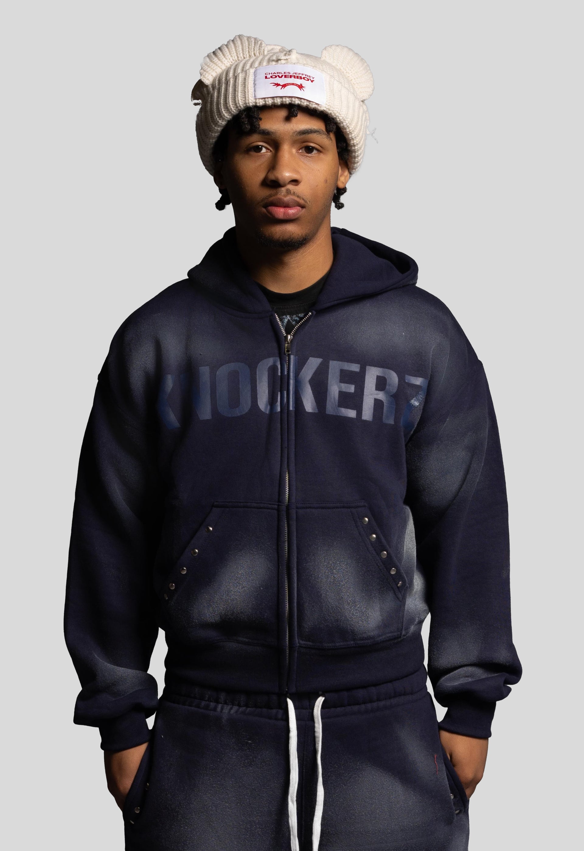 Knockerz® Navy Hoodie